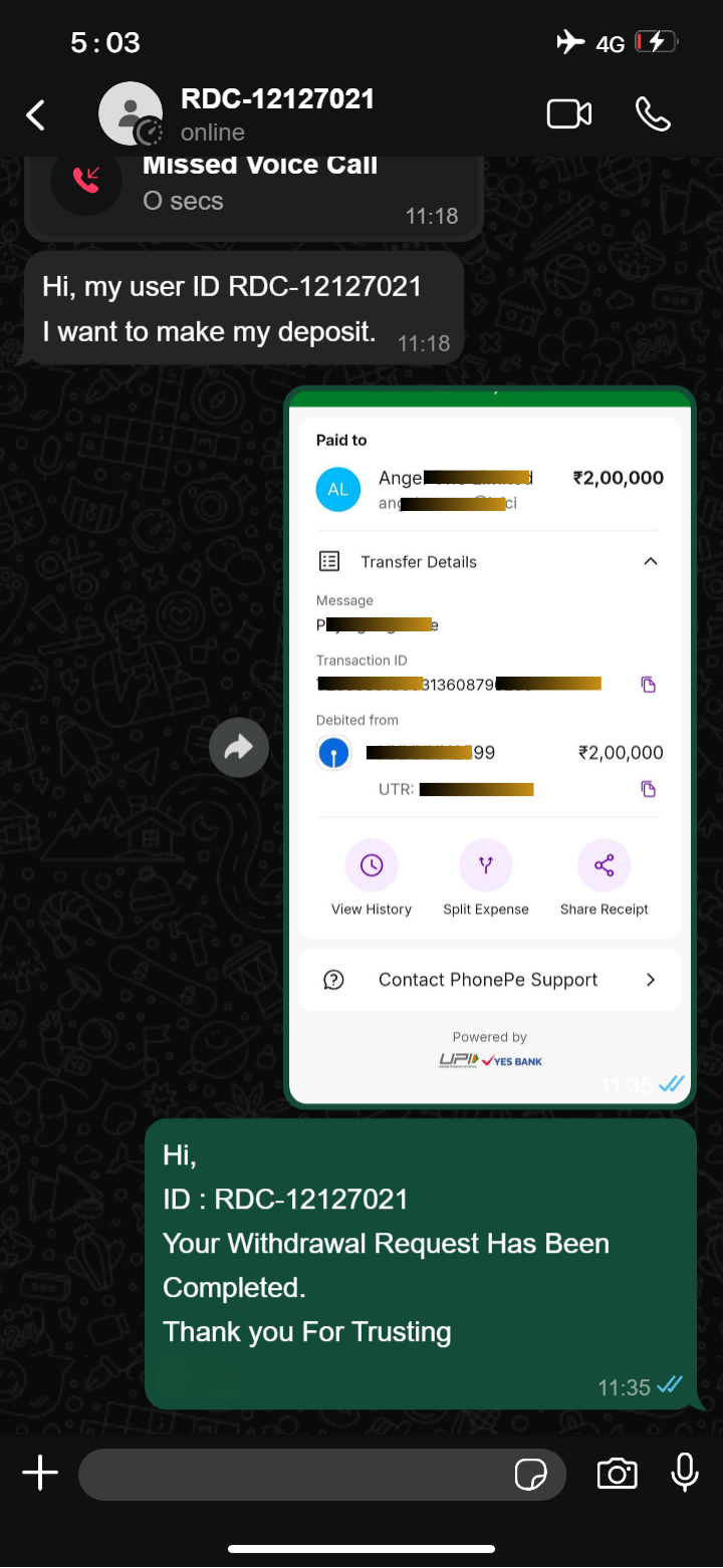 Fairplay user withdrawal 2